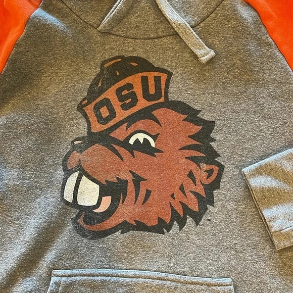Fanatics‎ oregon State University Beavers Benny Beaver Hoodie Medium EUC - Picture 2 of 6